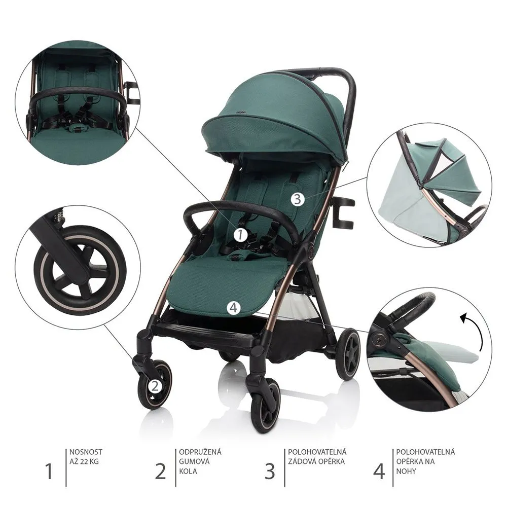 Kočík ZOPA Quiq 2 - Quiq 2, Tornado Grey