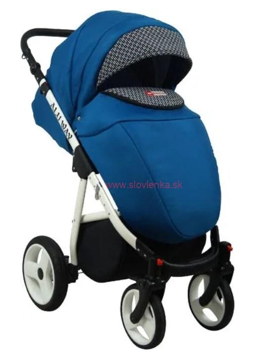 Kombinovaný kočík Raf-pol Alu way - Green marble (3-kombinácia)