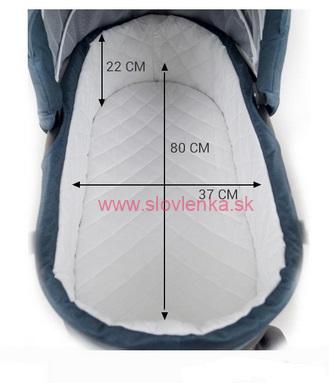 Kombinovaný kočík Raf-pol ASPERO - Caramel (3-kombinácia) 