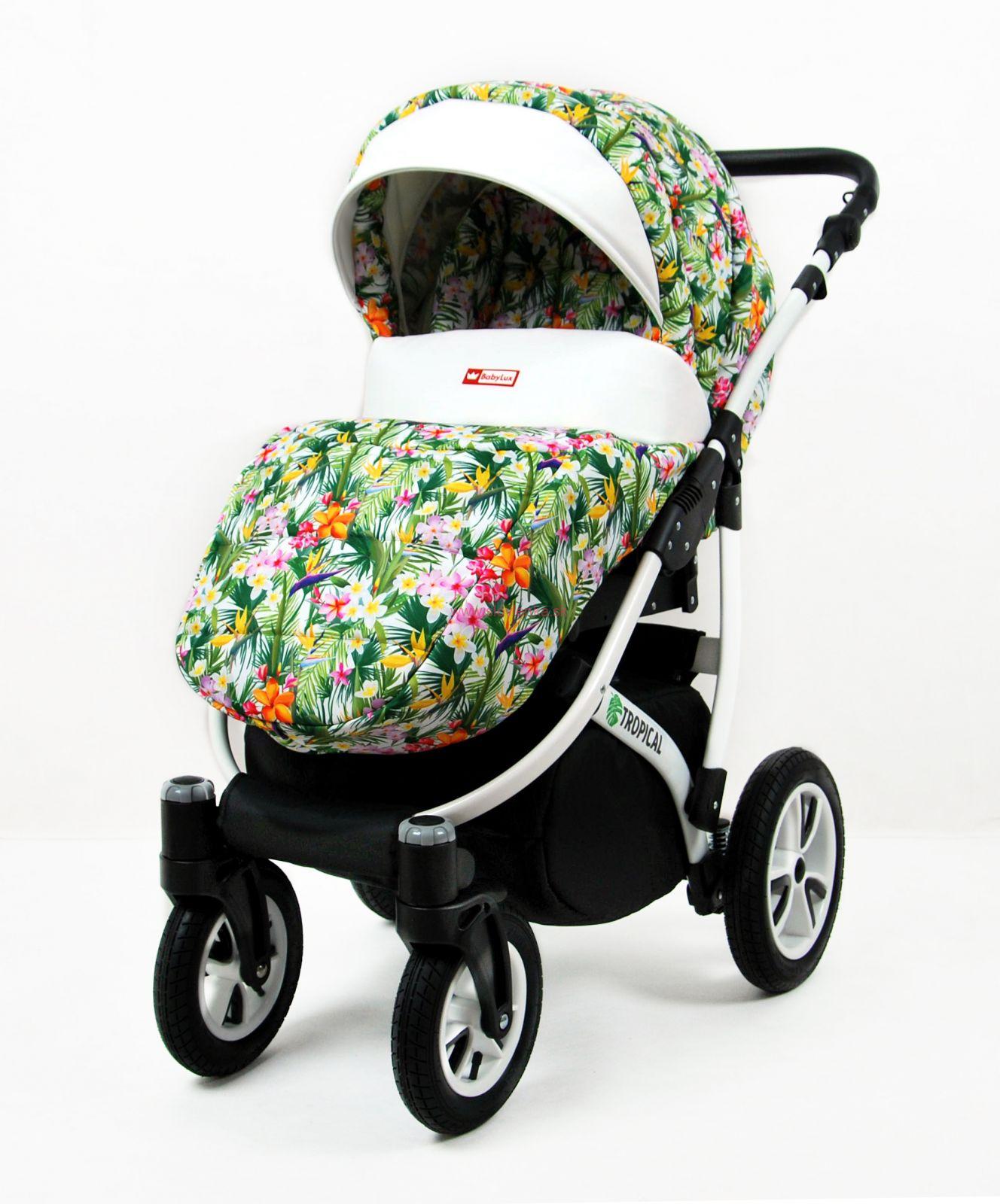 Kombinovaný kočík Raf-pol Tropical - Toucans in the tropics (2-kombinácia)