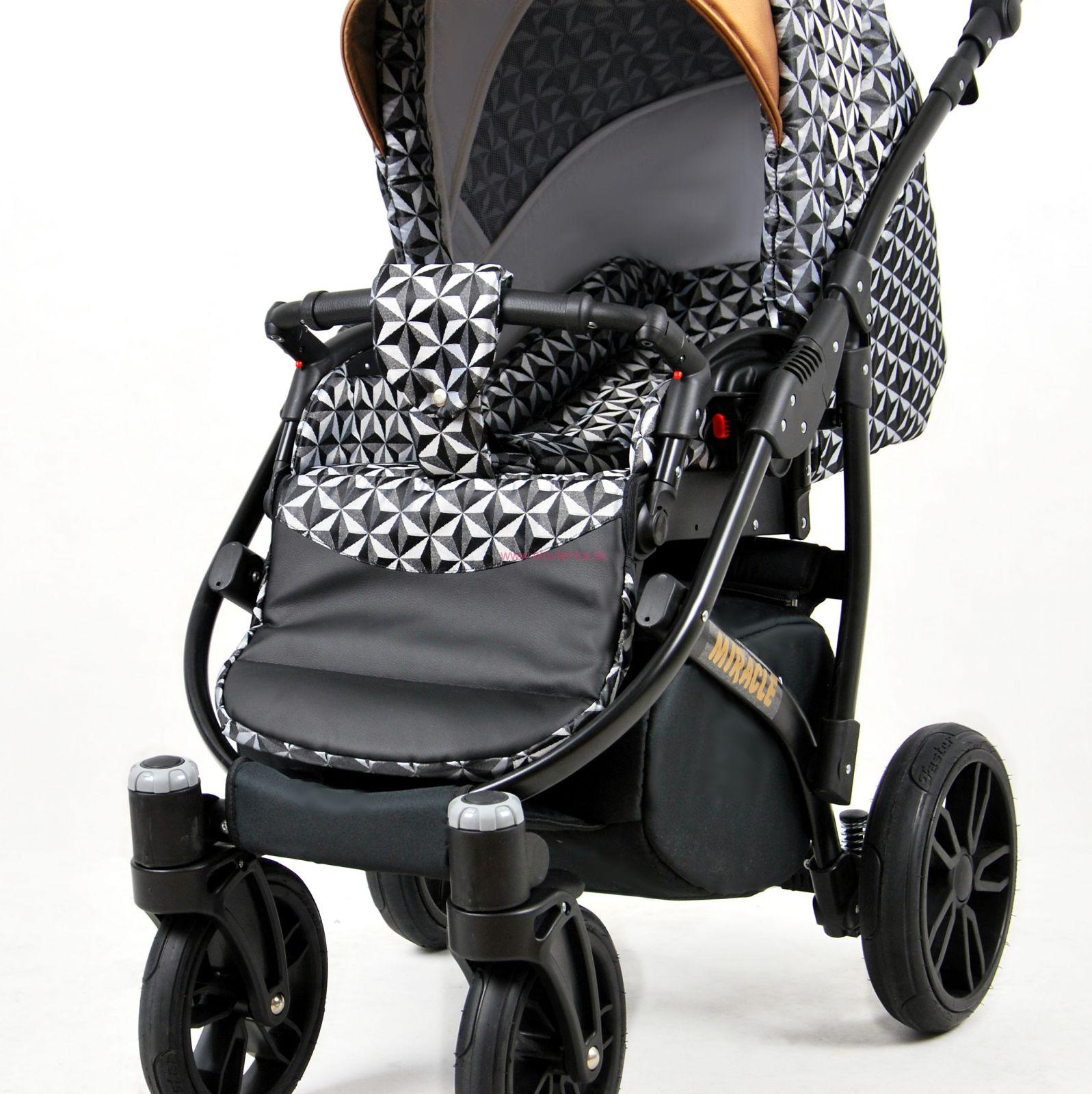 Kombinovaný kočárek Raf-pol Miracle - Light grey (2-kombinácia)