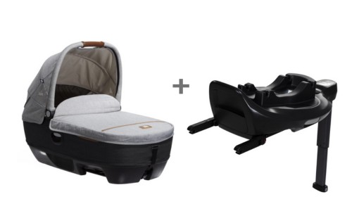 Set hlbokej korby/Autosedačky Joie CALMI R129 SIGNATURE (HUSH R129) + I-BASE ENCORE 2024 carbon