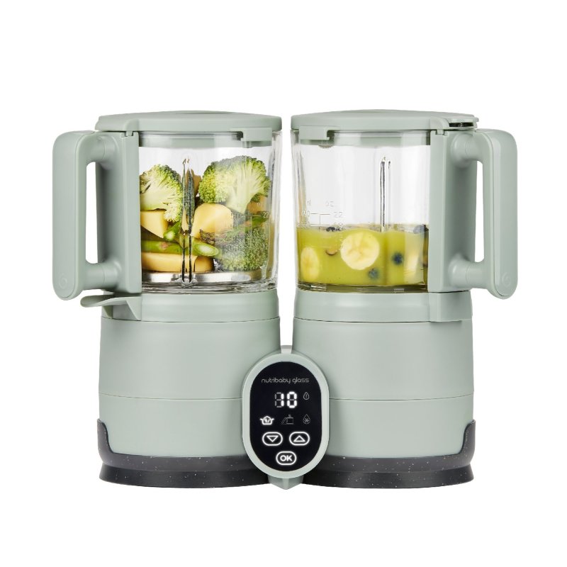 Multifunkčný prístroj Nutribaby Glass Celadon Green