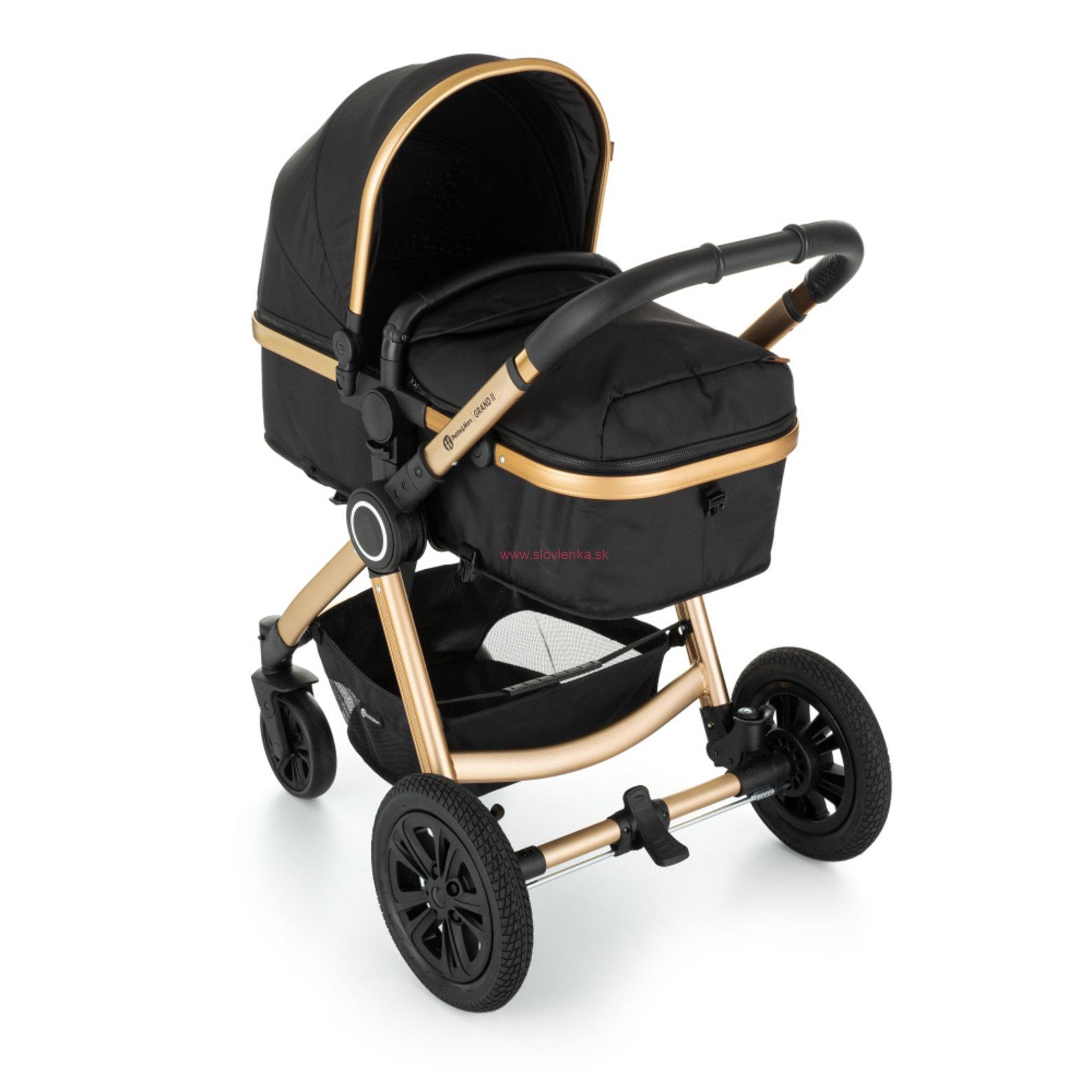 Kočík kombinovaný 2v1 Grand II Golden Ebony Petite&Mars