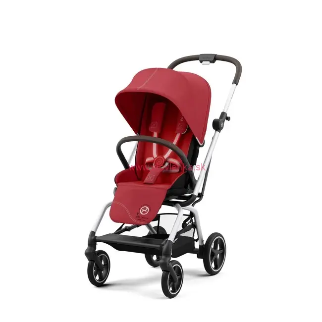 Cybex športový kočík Eezy S Twist+ 2 SILVER hibiscus red