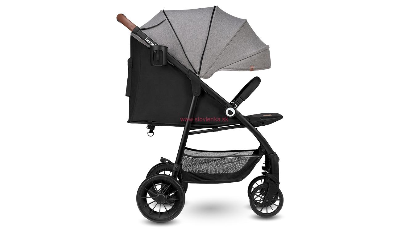 Športový kočík Lionelo Zoey grey stone