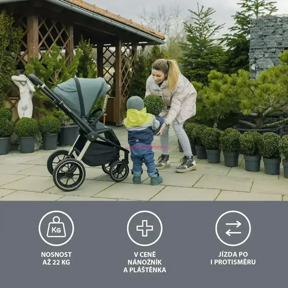 Športový kočík Move Cross 2, Antique Green/Gold