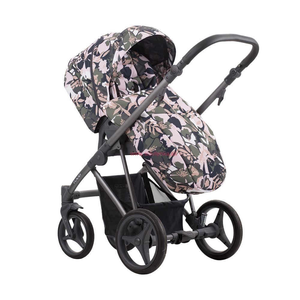 Bebetto kočík 2v1 Flavio - flowers 01