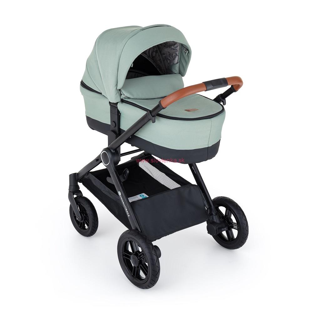 PETIT & MARS - kočík kombinovaý 2v1 Trails Iron Green