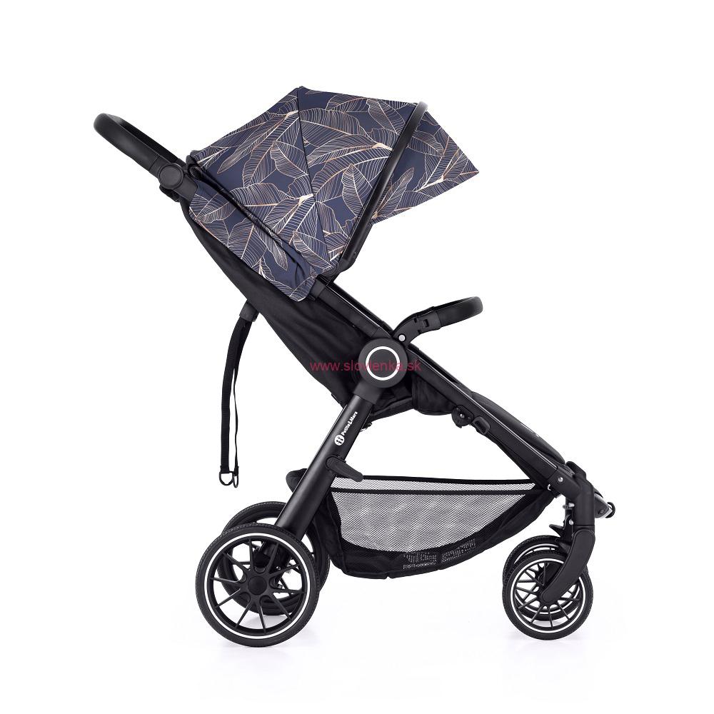 PETITE&MARS kočík Street+ RWS black + strieška limited 100 palmtree