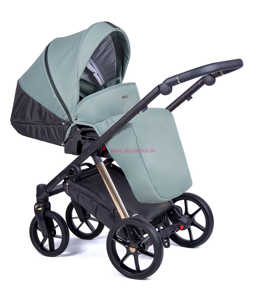 Kočík Coletto Axiss Gold AX-02 Gold - zlatá konštrukcia