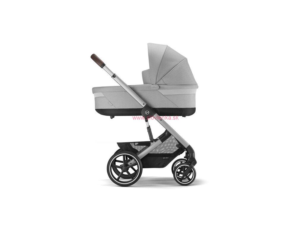 CYBEX športový kočík Balios S Lux - lava grey (silver frame) 