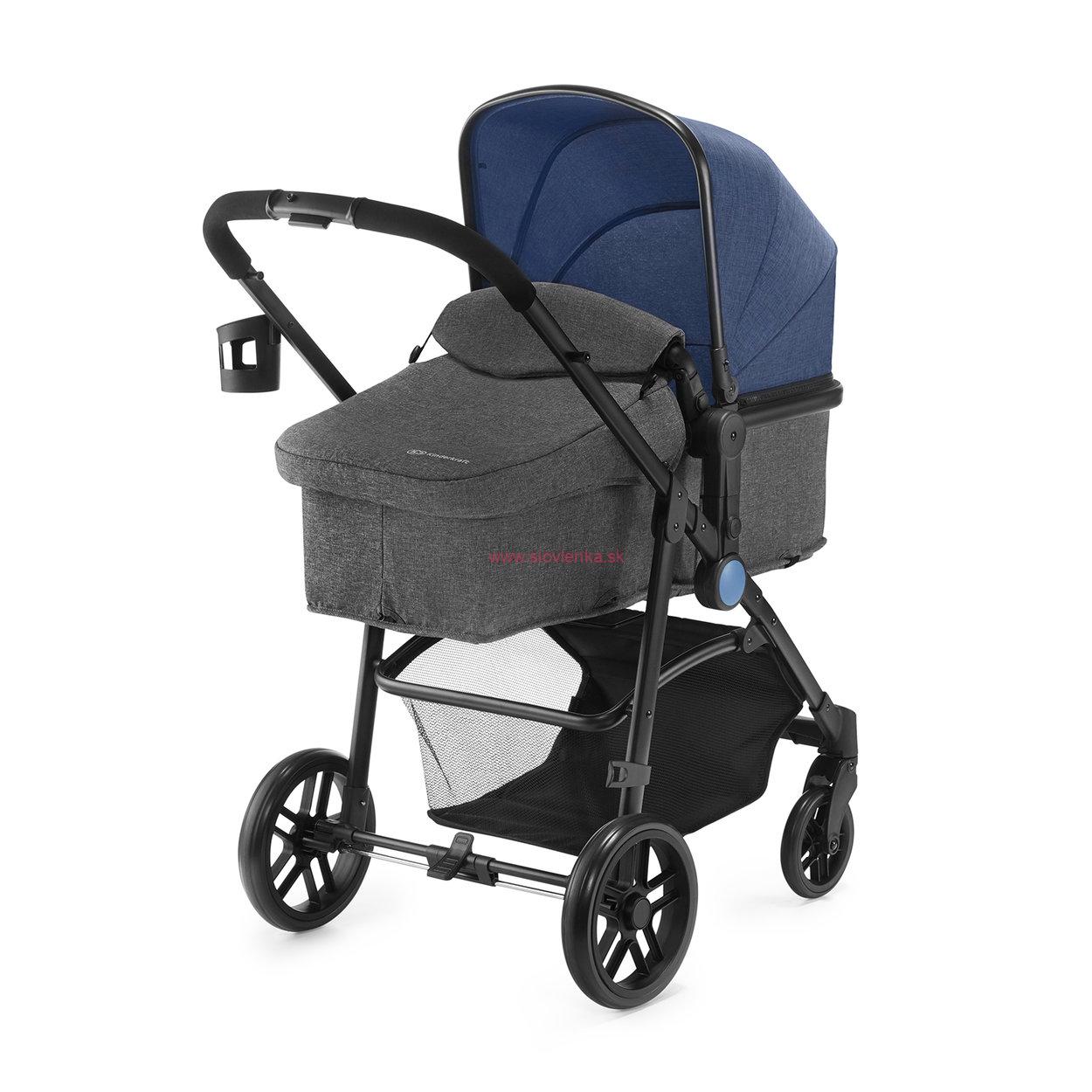 Kombinovaný kočík Kinderkraft Juli 3v1 - Denim 