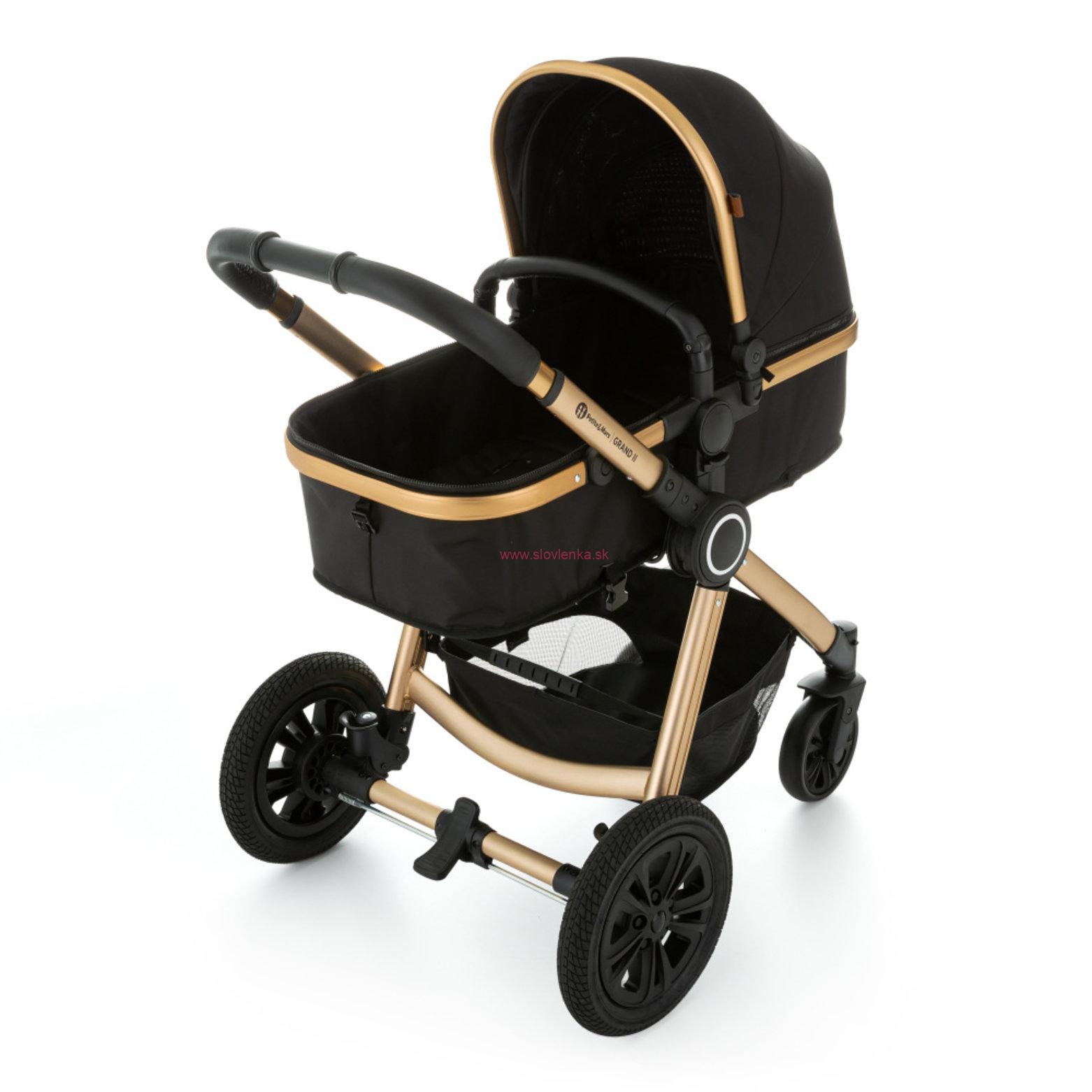 Kočík kombinovaný 2v1 Grand II Golden Ebony Petite&Mars