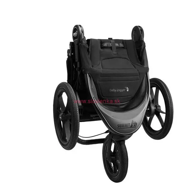 BabyJogger športový kočík Summit X3 Single midnight black (s madlom)