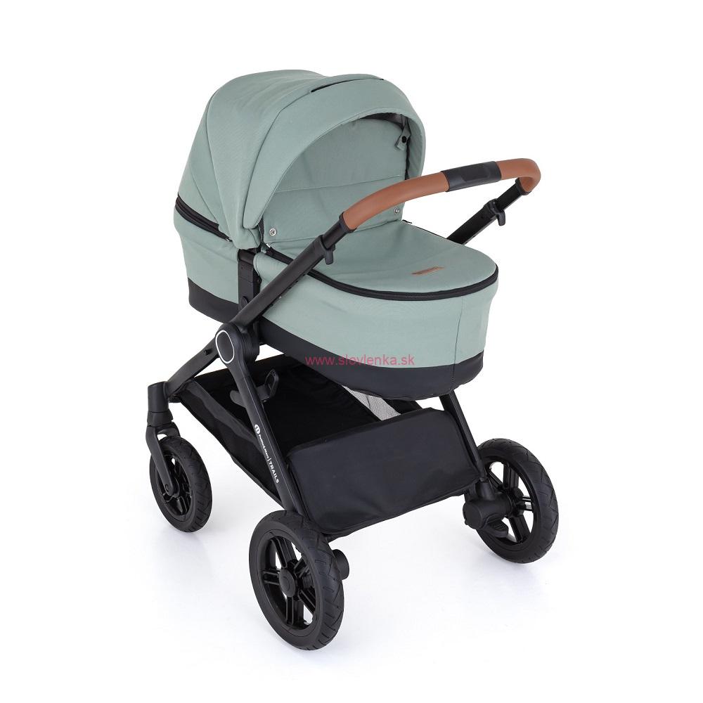 PETIT & MARS - kočík kombinovaý 2v1 Trails Iron Green