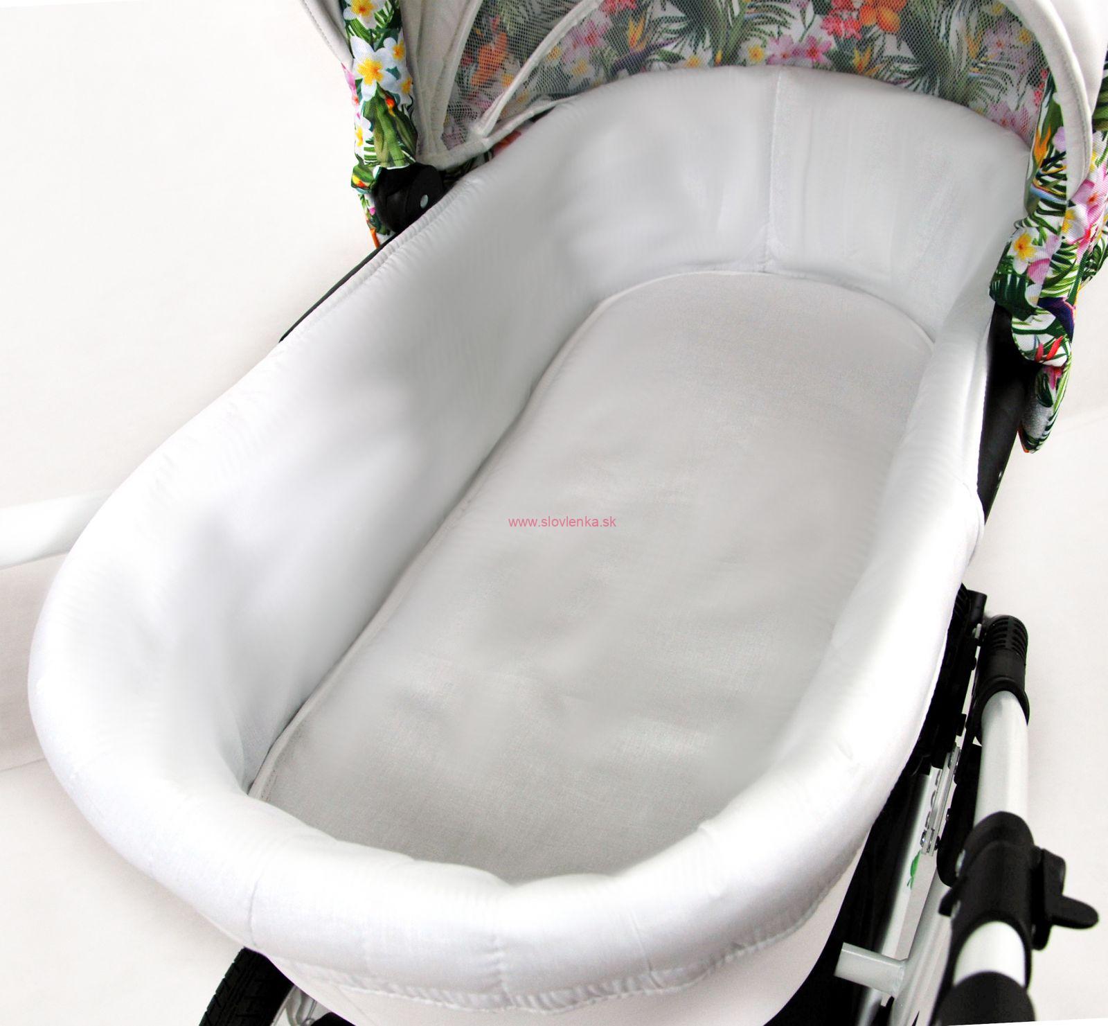 Kombinovaný kočík Raf-pol Tropical - Banana Leaf (2-kombinácia)