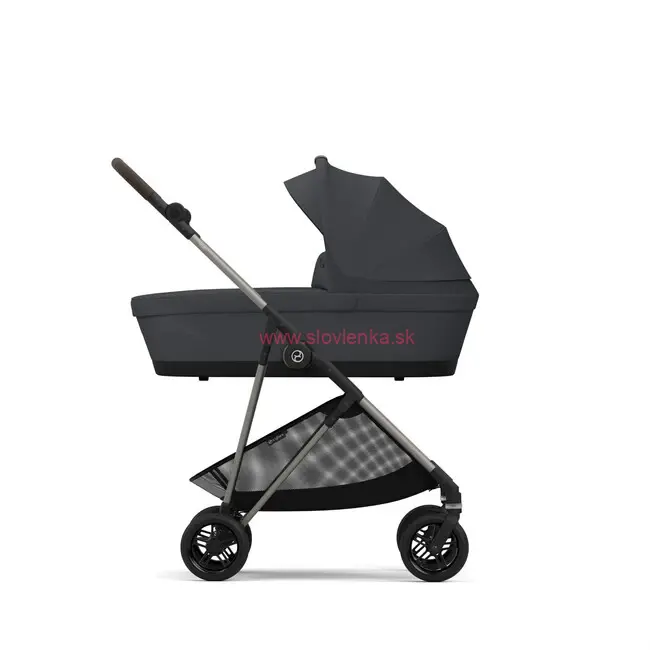 Cybex hlboká vanička Melio Cot monument gray
