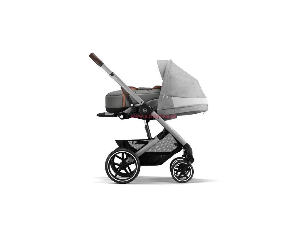 CYBEX športový kočík Balios S Lux - lava grey (silver frame) 