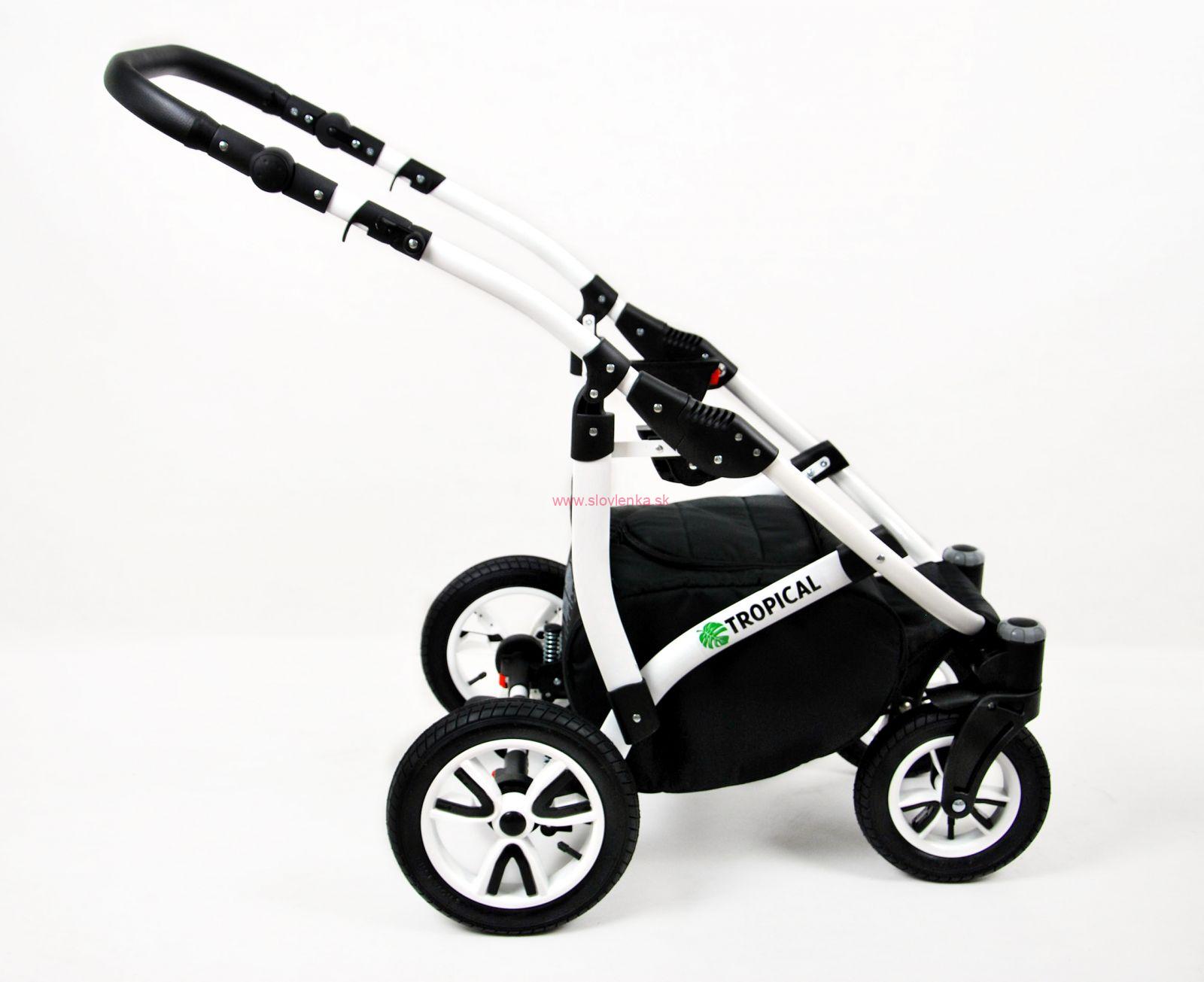 Kombinovaný kočík Raf-pol Tropical - Banana Leaf (2-kombinácia)