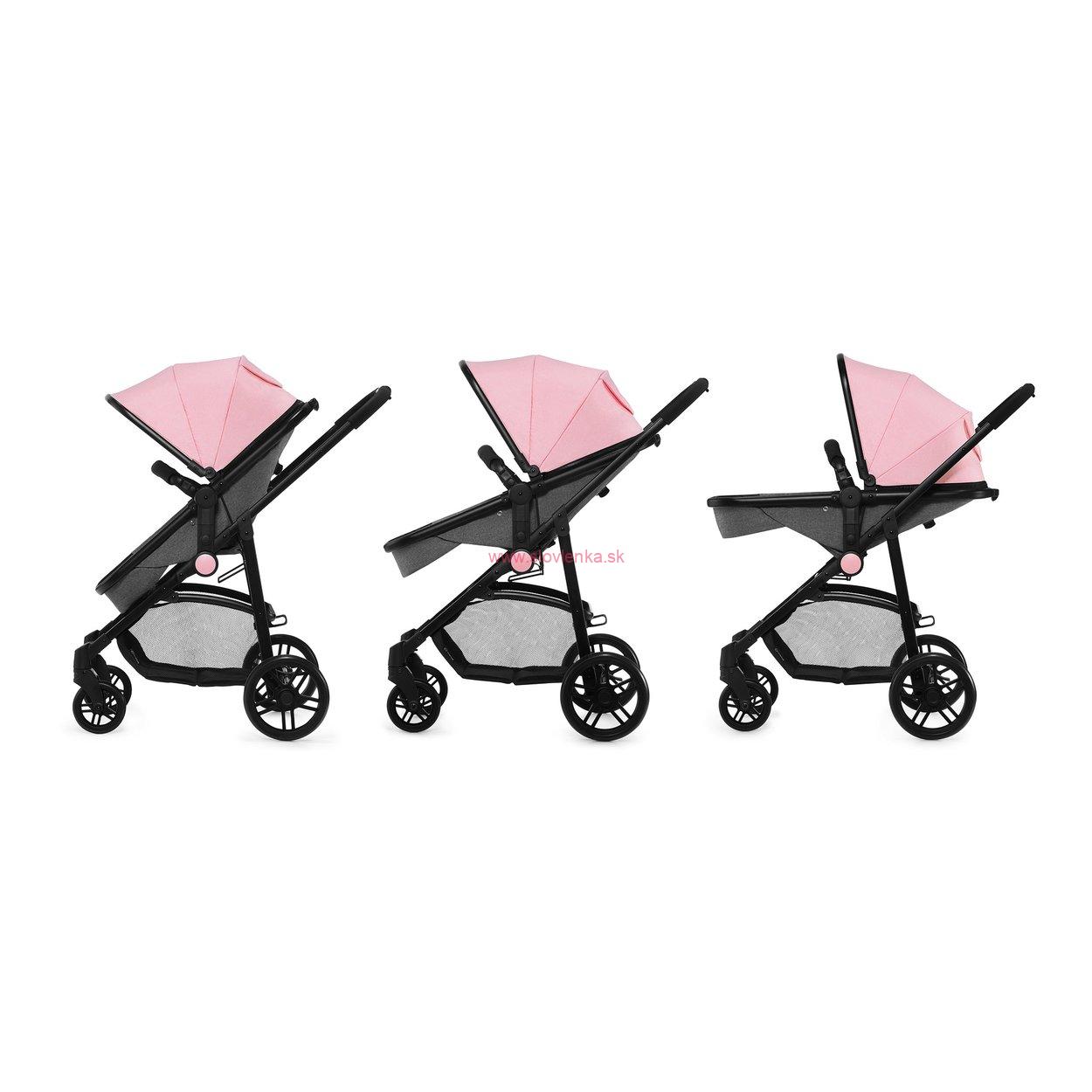 Kombinovaný kočík Kinderkraft Juli 2v1 - Pink 