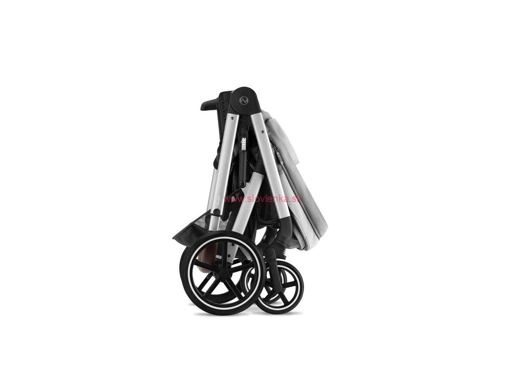 CYBEX športový kočík Balios S Lux - lava grey (silver frame) 